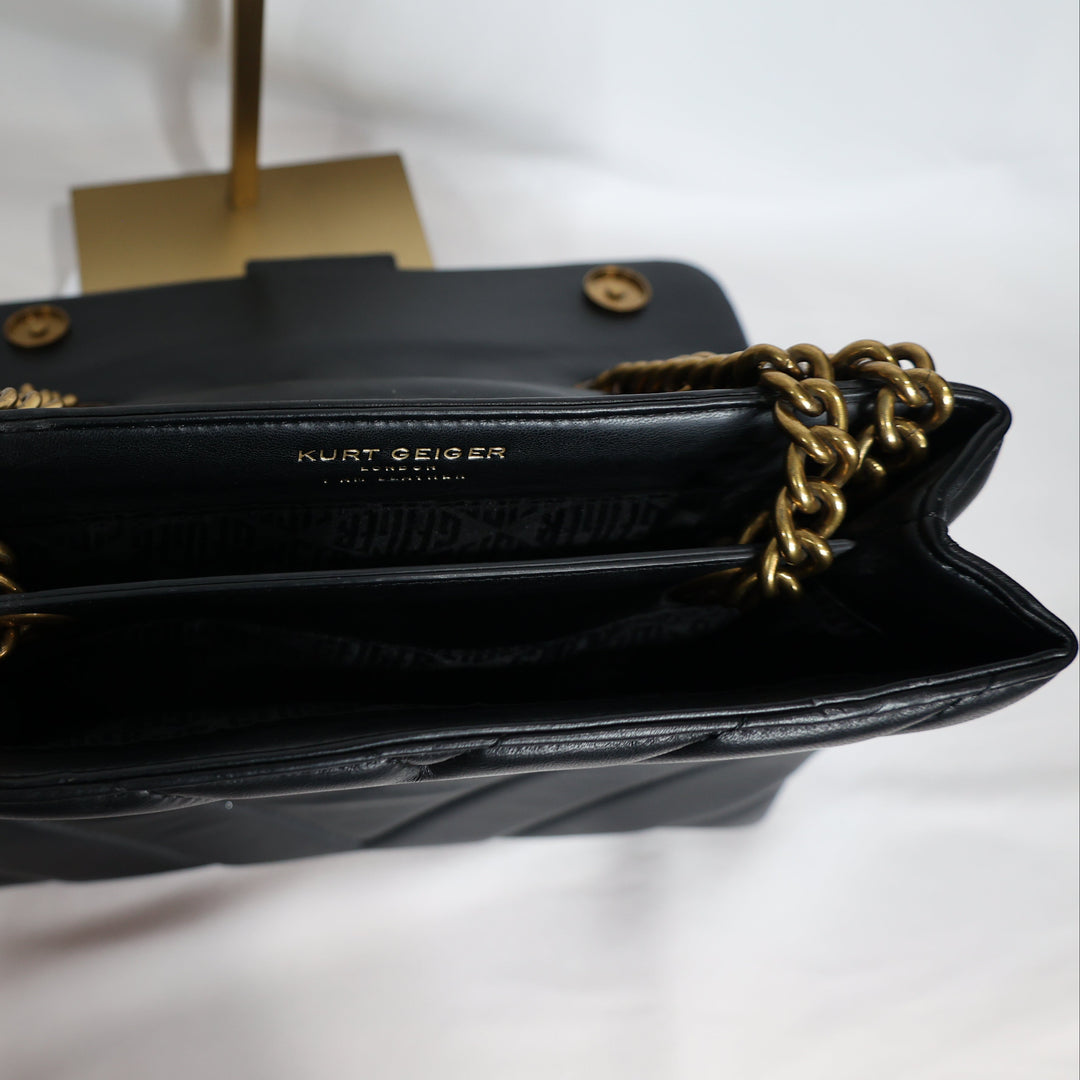 Kurt Geiger London Kensington Quilted Leather Shoulder Bag