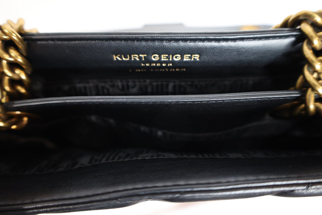 Kurt Geiger London Kensington Quilted Leather Shoulder Bag