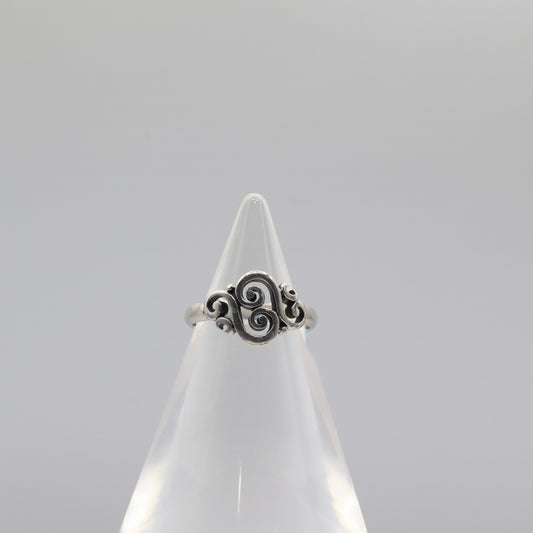 925 Sterling Silver James Avery Spanish Swirl Ring Size 7.5