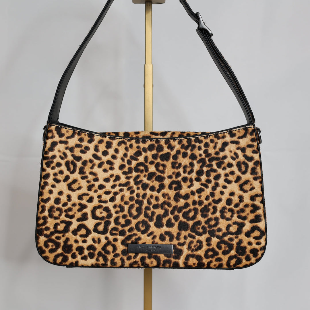 Kurt Geiger London Bond Leopard Print Shoulder Bag