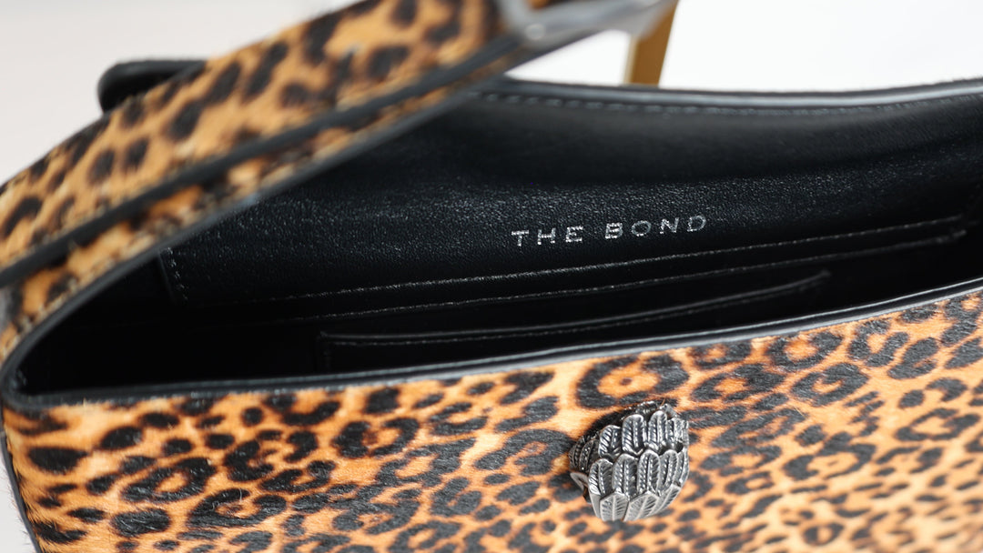 Kurt Geiger London Bond Leopard Print Shoulder Bag