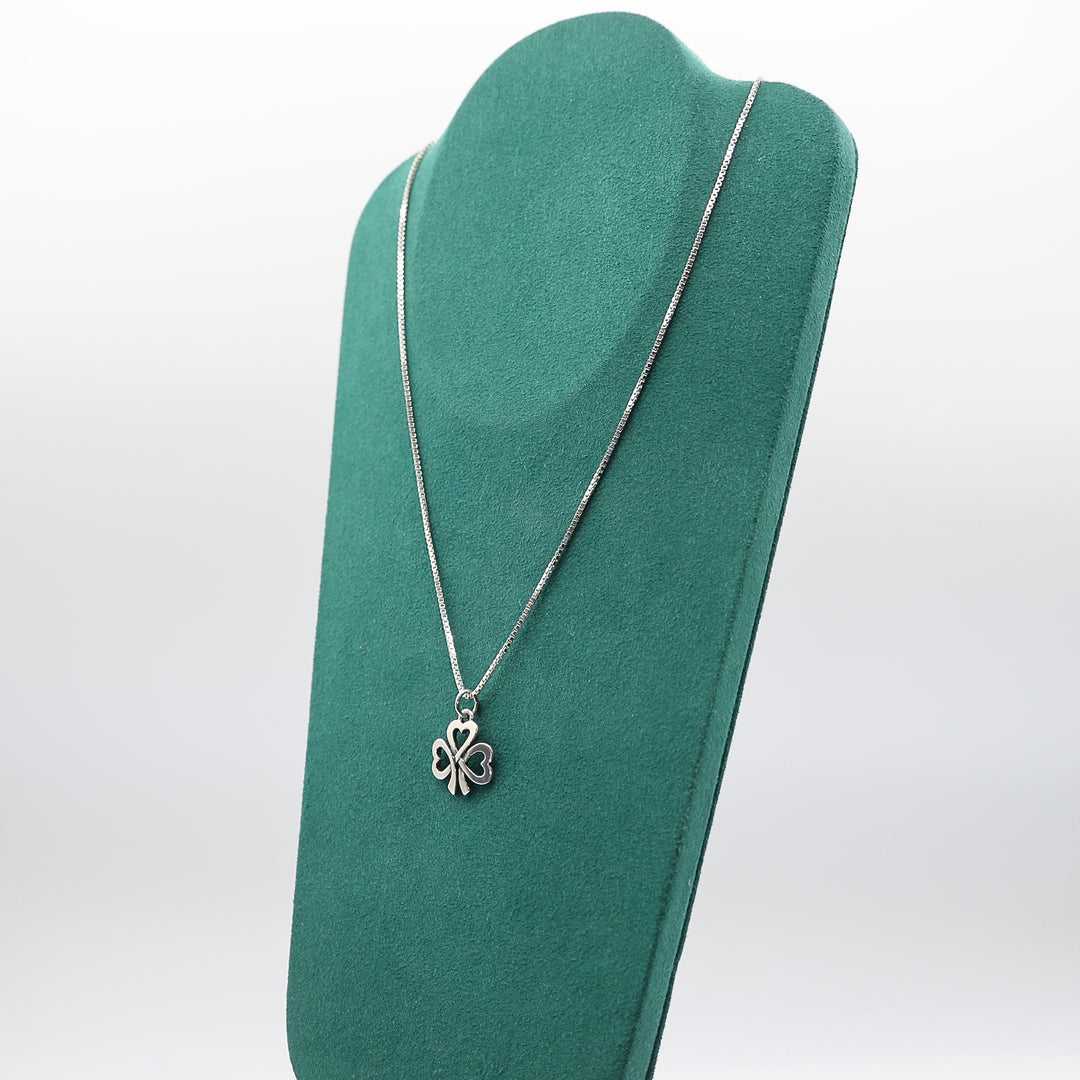 925 Silver James Avery Clover Charm Pendant