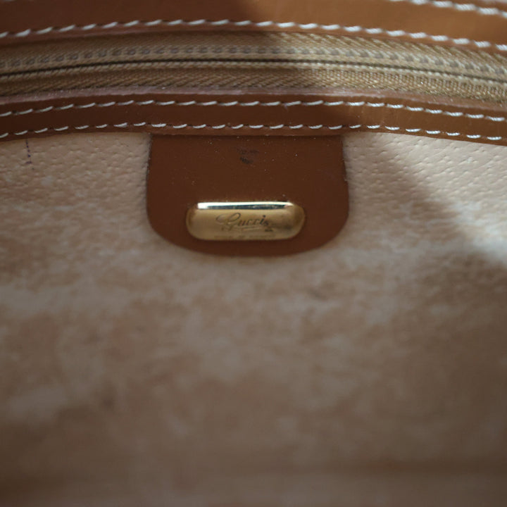 Vintage Gucci White GG Monogram Canvas Crossbody Bag