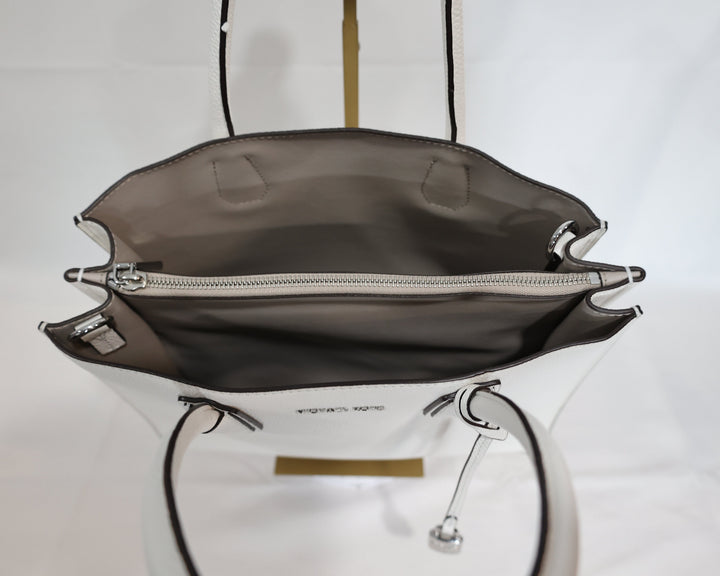 Michael Kors White Leather Handbag