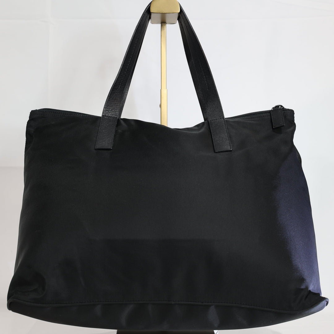 Prada Black Nylon Tote Bag