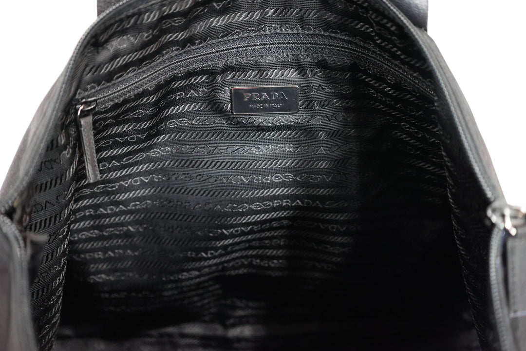 Prada Black Nylon Tote Bag