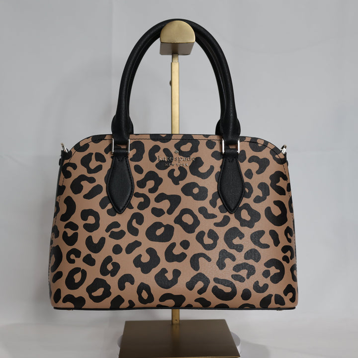 Kate Spade Darcy Graphic Leopard Satchel Bag