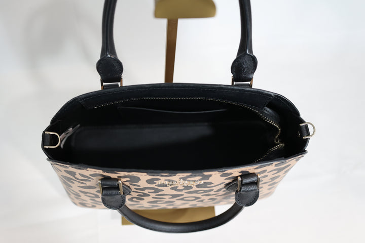 Kate Spade Darcy Graphic Leopard Satchel Bag