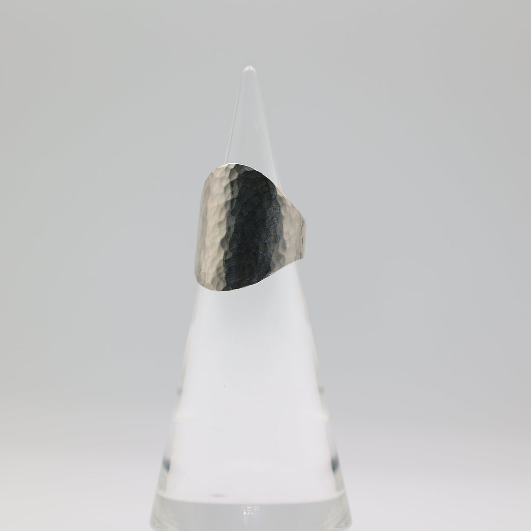 James Avery 925 Sterling Silver Hammered Ring Size 6.75