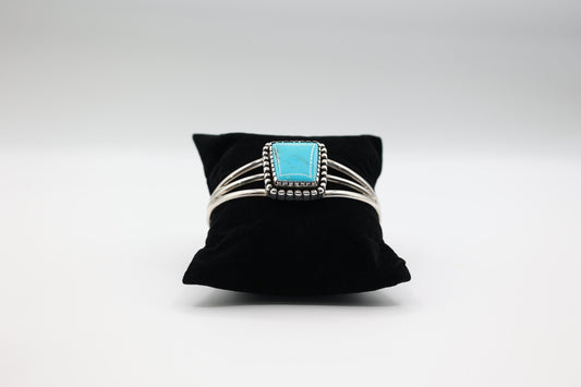 925 Sterling Silver Turquoise Southwest Style Cuff