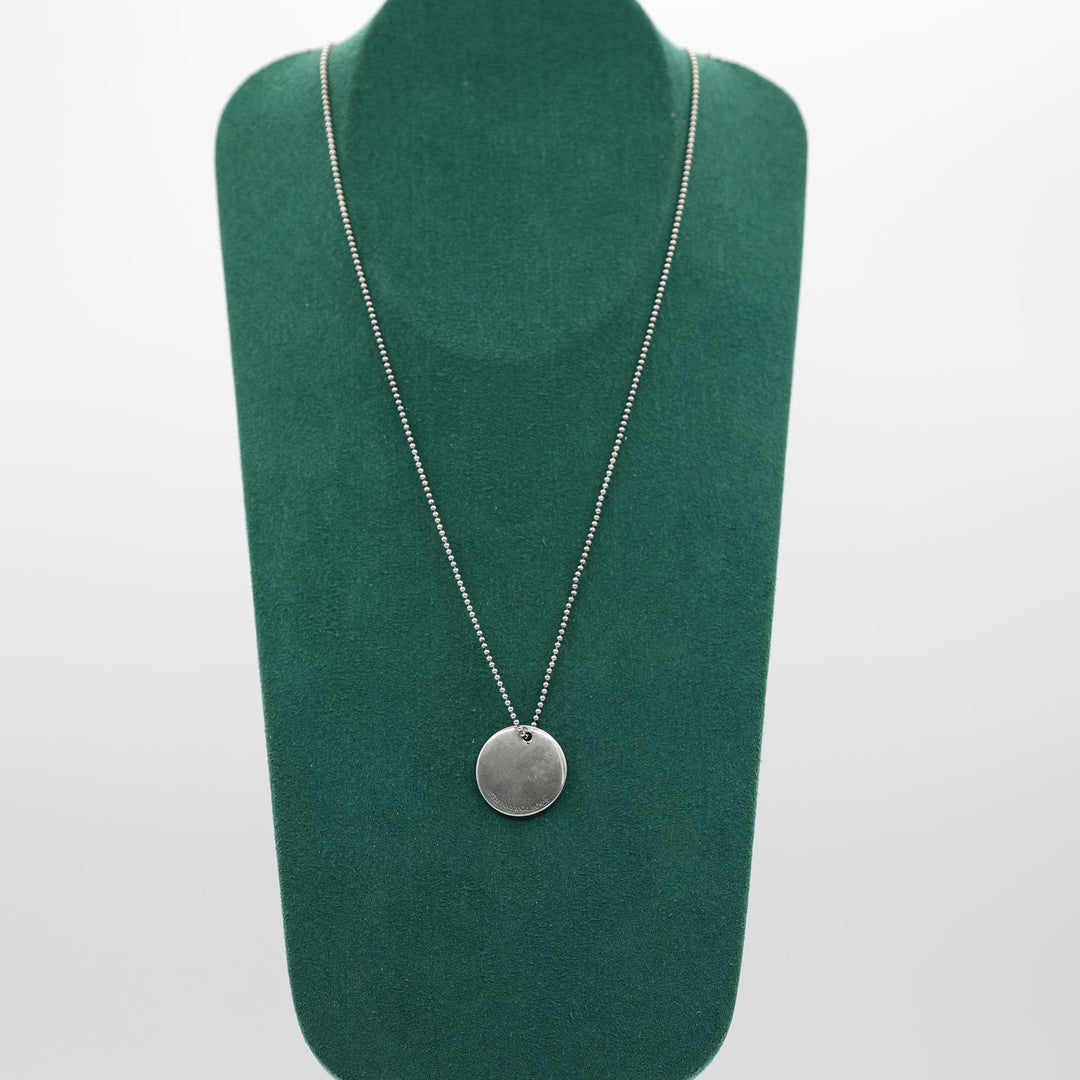 Tiffany Co 925 Sterling Silver M Initial Necklace