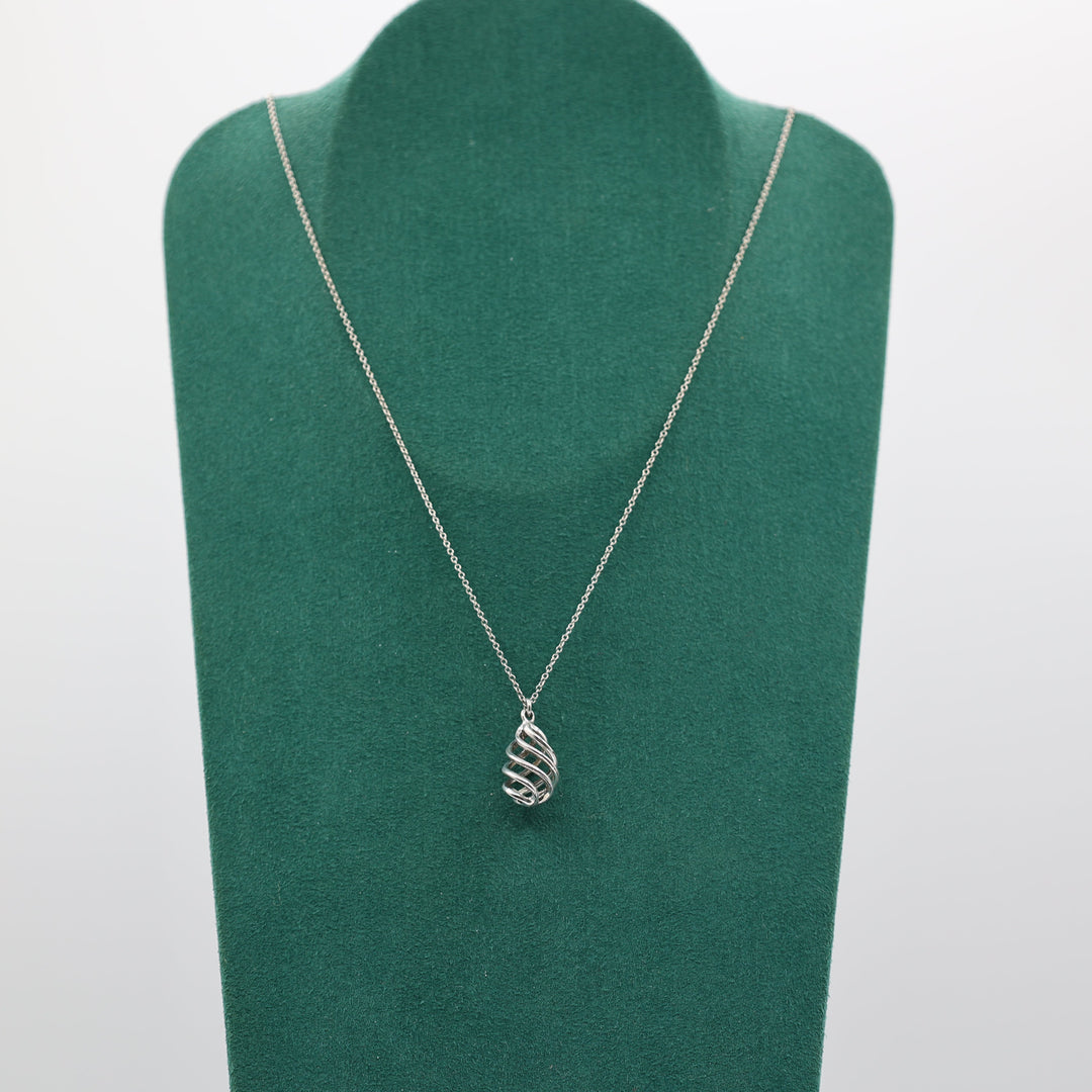 Tiffany And Co 925 Sterling Silver Paloma Picasso Venezia Luce Pendant Necklace