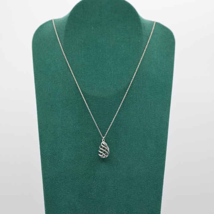 Tiffany And Co 925 Sterling Silver Paloma Picasso Venezia Luce Pendant Necklace