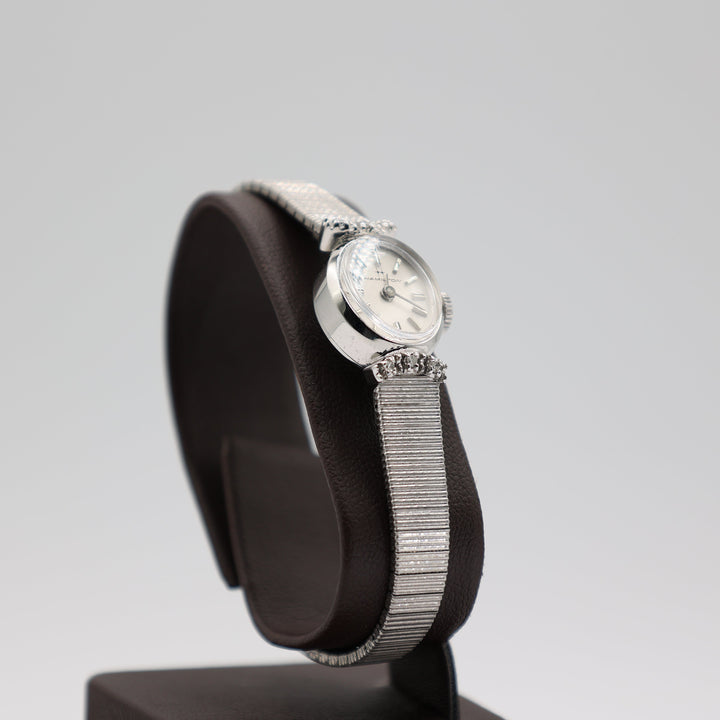 Hamilton Vintage Diamond Accented Mechanical Wind Up Watch