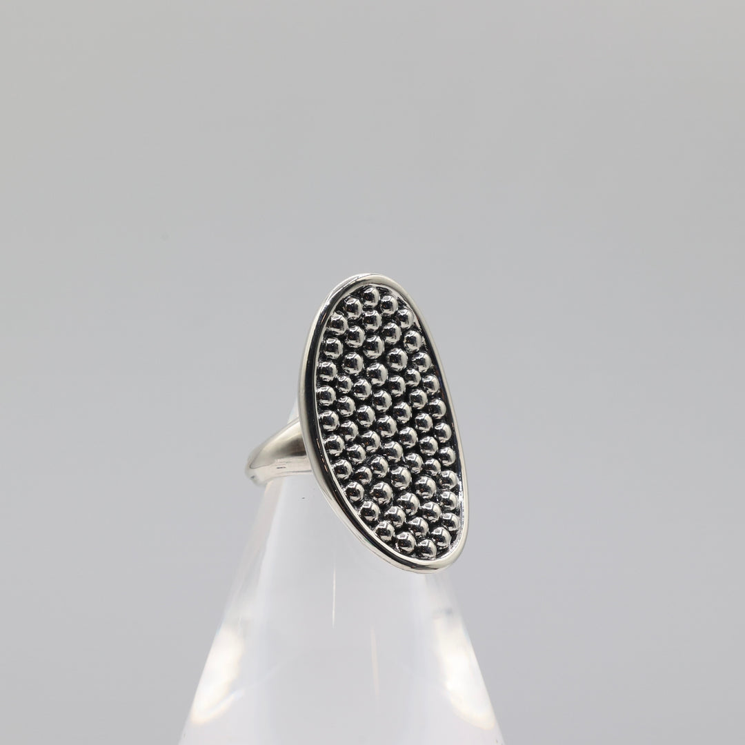 Lagos Bold Caviar Vertical Eclipse Ring Size 7