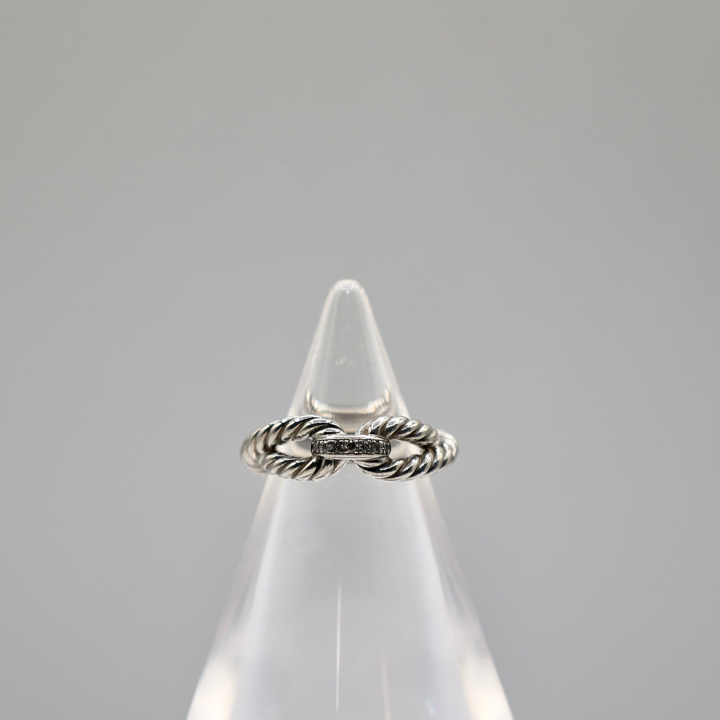 David Yurman Cable Loop Ring w/ Diamond