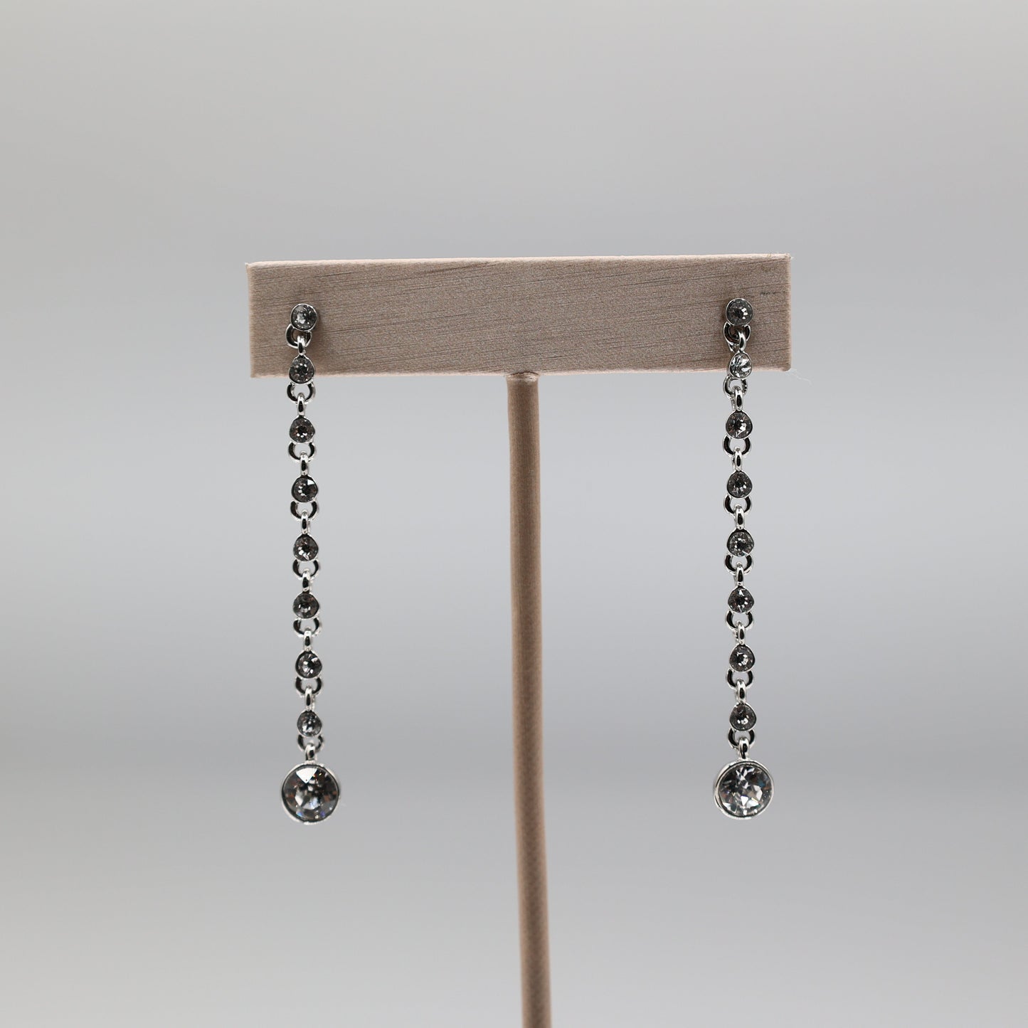 Givenchy Crystal Long Dangle Earrings