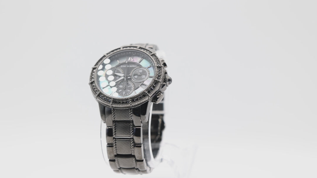 Judith Ripka Black Chronograph Watch