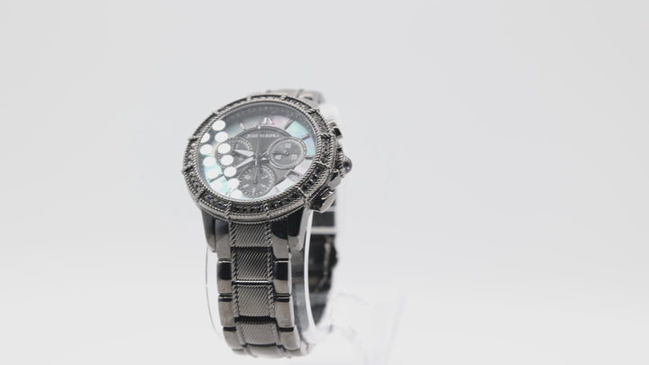 Judith Ripka Black Chronograph Watch