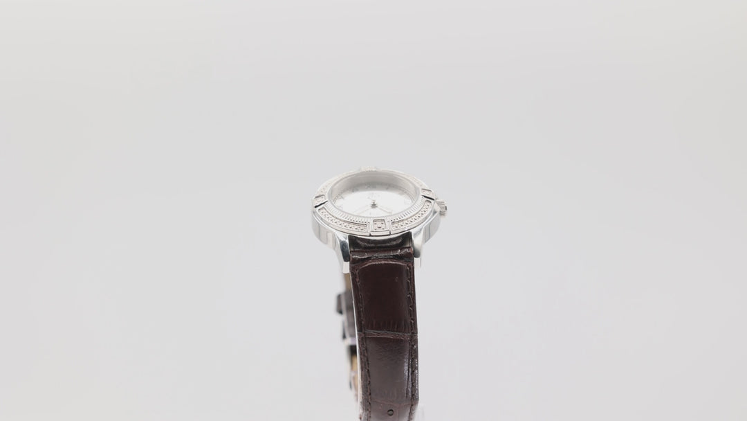 Invicta Silver tone Watch "Angel" Model  with Brown band