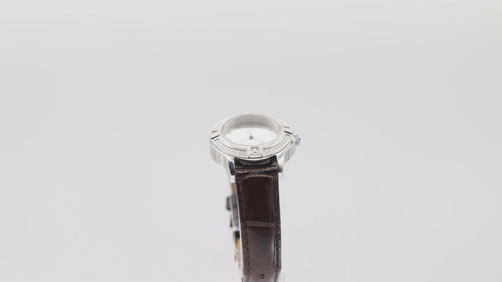 Invicta Silver tone Watch "Angel" Model  with Brown band