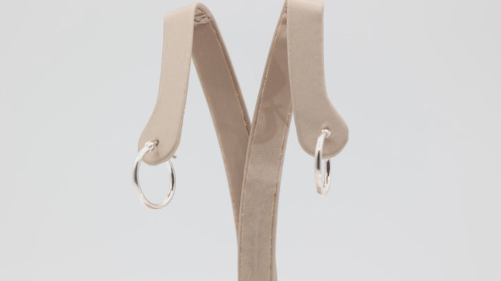 925 Sterling Silver Small Hoop Earrings for Women