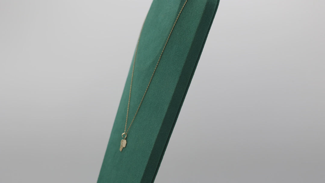 14K Yellow Gold Chain With Basketball Pendant 18 Inch Necklace