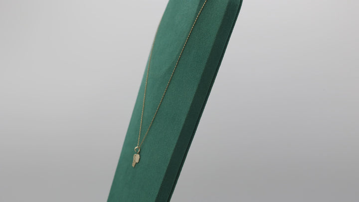 14K Yellow Gold Chain With Basketball Pendant 18 Inch Necklace