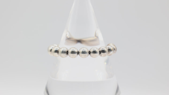 Tiffany And Co 925 Sterling Silver Large Beaded Bracelet
