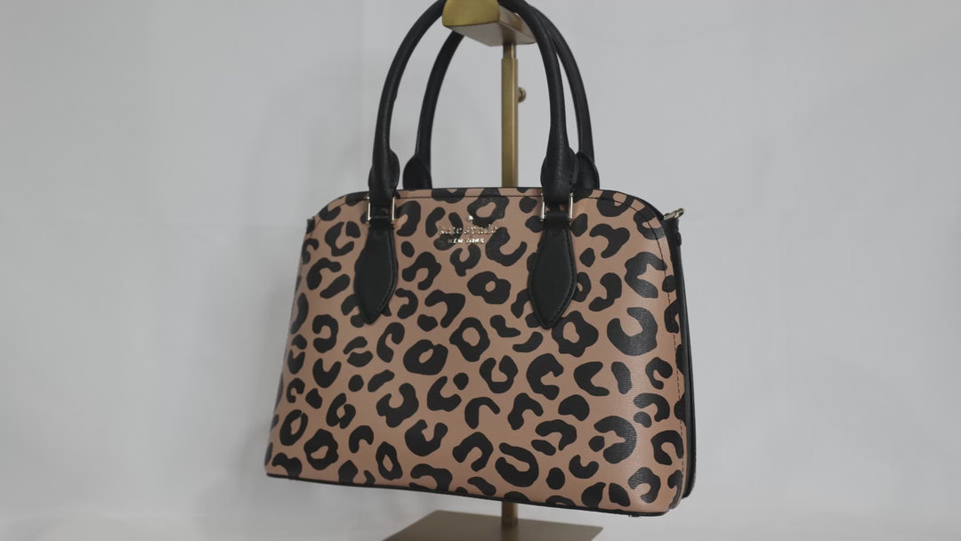 Kate Spade Darcy Graphic Leopard Satchel Bag