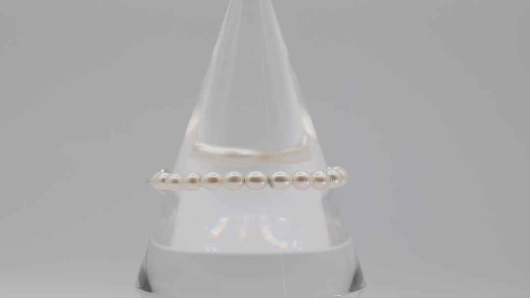 Tiffany And Co Beaded Pearl Bracelet 7.5 Inches Authentic