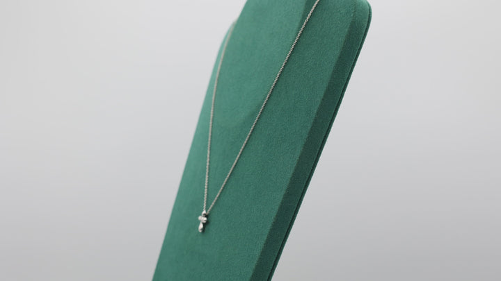Tiffany & Co. Elsa Peretti 925 Small Cross Necklace 12mm x 9.5mm