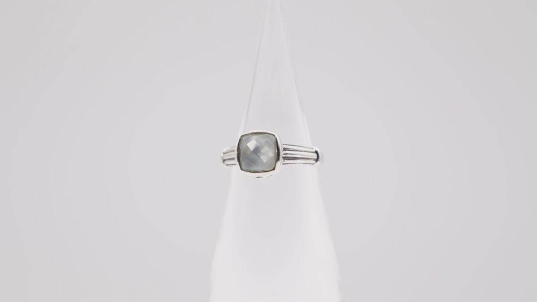 Lagos Venus MOP Doublet Sterling Silver Ring- Size 7- 4.7g