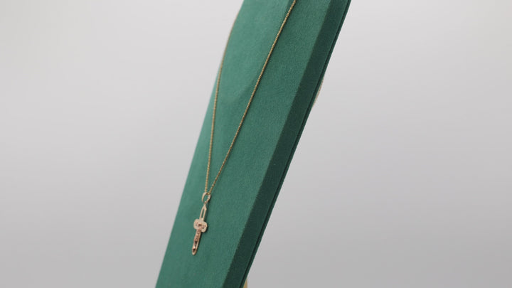 10K Yellow Gold Religious Pendant Necklace For Faith 20 Inches
