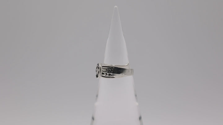 925 Sterling Silver Moon & Star Ring 13