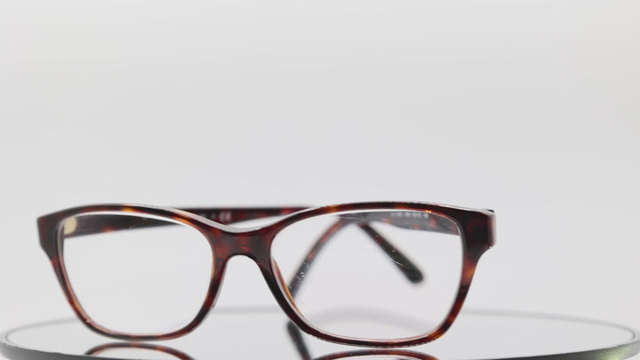 Burberry B2144 Havana Brown Rectangle Eyeglasses