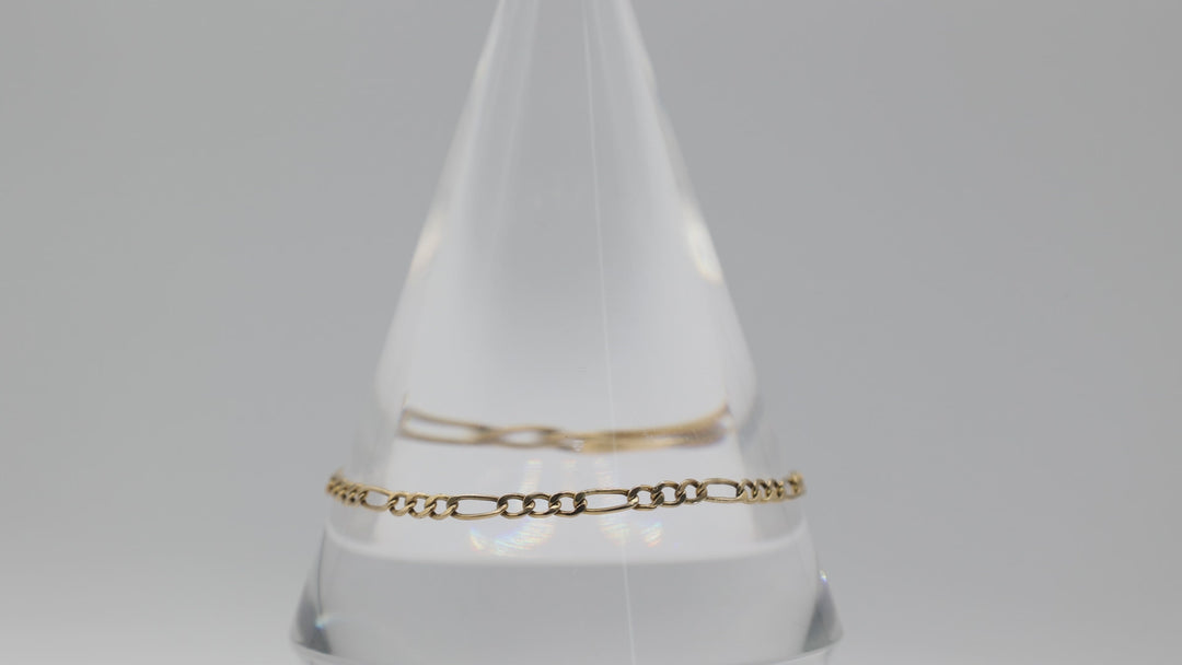 14K Yellow Gold Link Bracelet 8 Inch Length Elegant Classic Jewelry