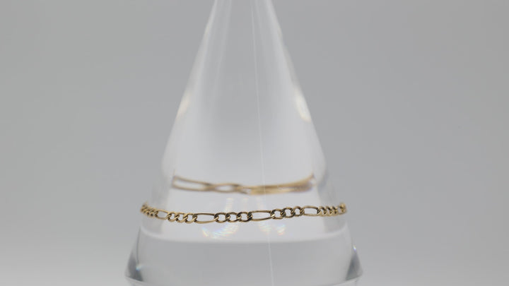 14K Yellow Gold Link Bracelet 8 Inch Length Elegant Classic Jewelry