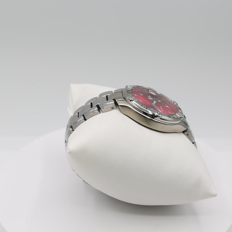 Vintage Guess Red Dial Waterpro Watch