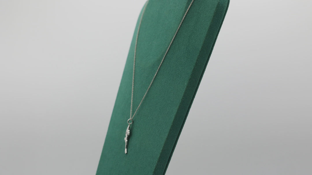 Tiffany & Co. x Nike 925 Sterling Silver Running Pendant Necklace