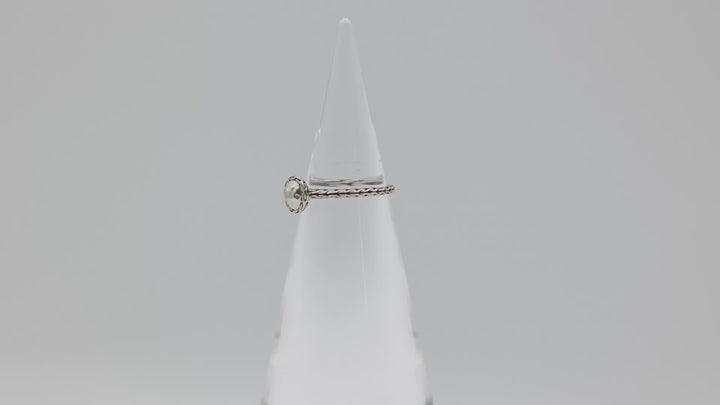 John Hardy 925 Sterling Silver Vintage Hammered Ring Size 6.75
