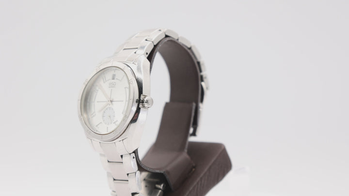 ESQ Movado Subdial Stainless Steel Round Watch