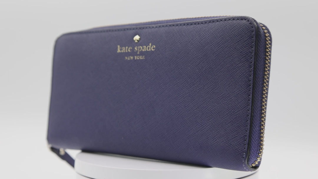 Kate Spade Royal Blue long Flat Wallet
