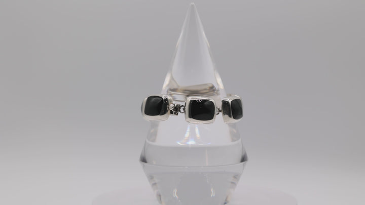 925 Mexico Silver Black Onyx Bracelet