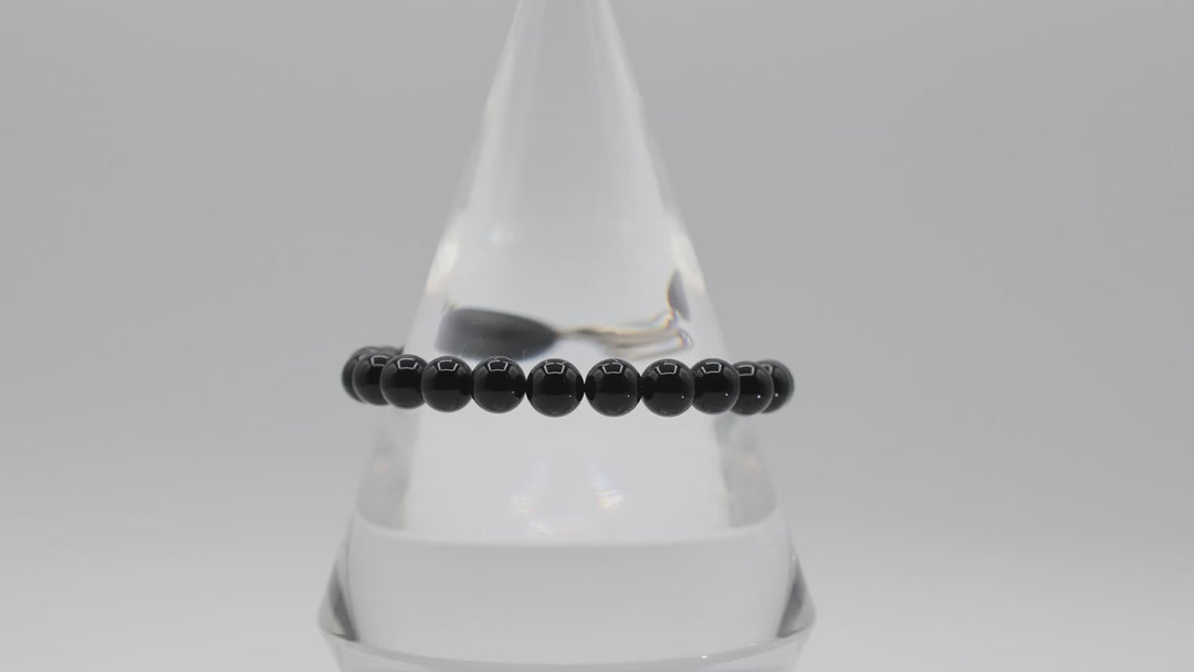 Tiffany And Co Onyx Bead Toggle Bracelet Luxury Jewelry Gift