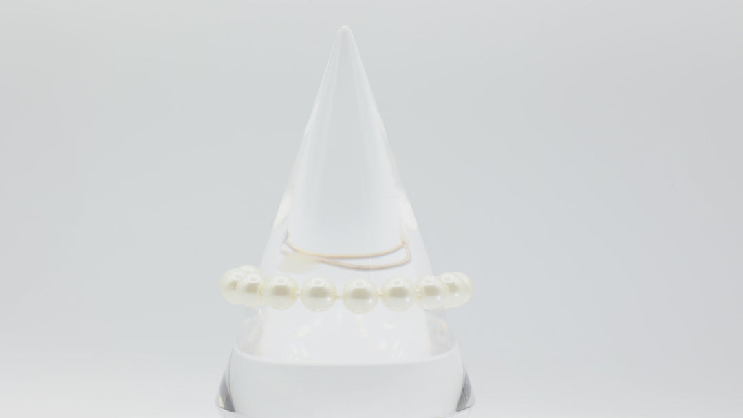 Ralph Lauren Faux Pearl Beaded Bracelet
