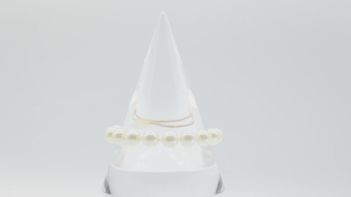 Ralph Lauren Faux Pearl Beaded Bracelet