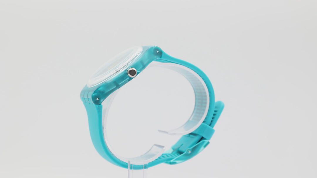 Swatch Swiss Turquoise Rebel Quartz Silicone Watch for Men