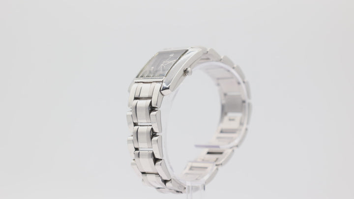 Fossil Genuine Diamond Stainless Steel Watch Black Dial