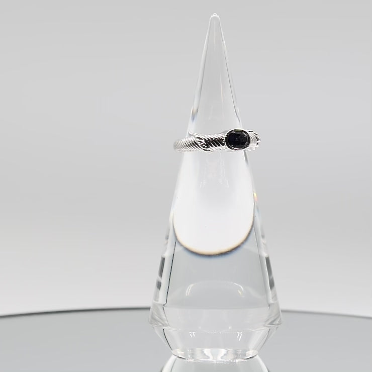 925 Sterling Silver Judith Ripka Blue Amethyst Ring - Size 8.75